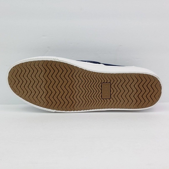 Toms Baja Mens Size 9 Navy Bandana Blue Slip On Casual Loafer Shoes main image 10